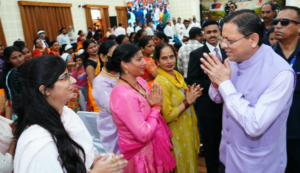 मुख्यमंत्री उद्यमशाला चौपाल- 2026 में मुख्यमंत्री ने किया लखपति दीदियों और महिला उद्यमियों का सम्मान