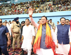 मुख्यमंत्री श्री पुष्कर सिंह धामी ने राष्ट्रीय खेल दिवस पर उत्तराखण्ड राज्य क्रीड़ा विश्वविद्यालय के प्रथम चरण के निर्माण कार्यों का किया शिलान्यास