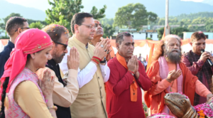 हरिपुर कालसी में गूंजा माँ यमुना का जयघोष, मुख्यमंत्री धामी ने किया माँ यमुना की प्रतिमा का अनावरण और हरिघाट का लोकार्पण
